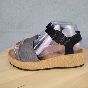 Birkenstock Black and Gray Sandals